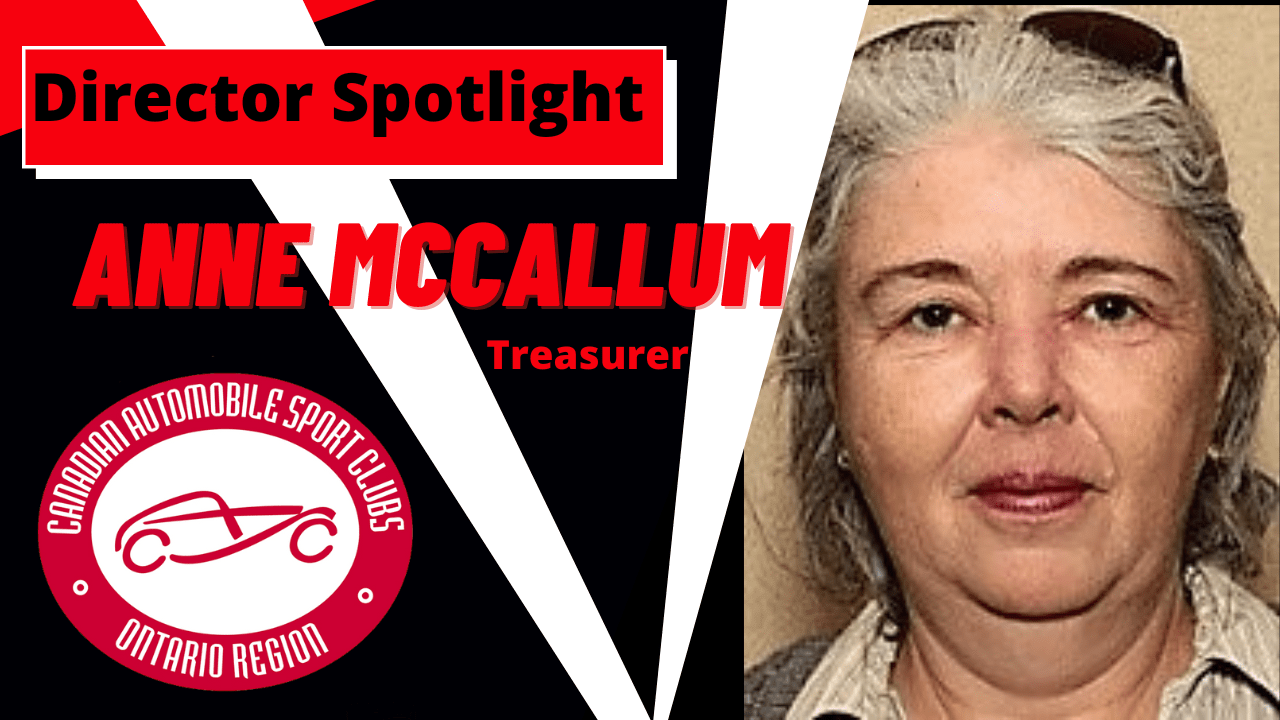 Director Spotlight Anne McCallum Treasurer CASC Ontario Region